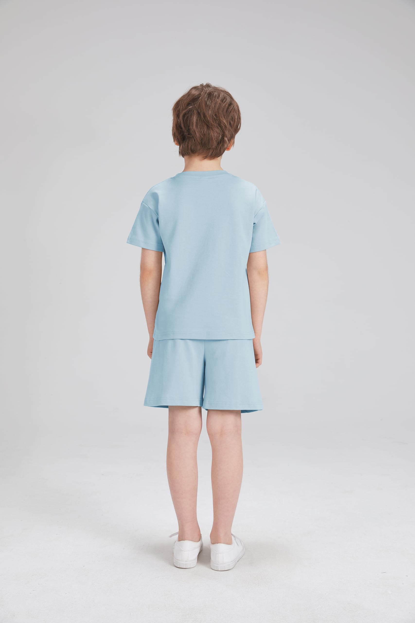 2025 Boys' Summer 2-Piece Outfit Set - Short Sleeve T-Shirt & Shorts Casual Tracksuit | Perfect for Playdates, Beach Trips & Outdoor Activities