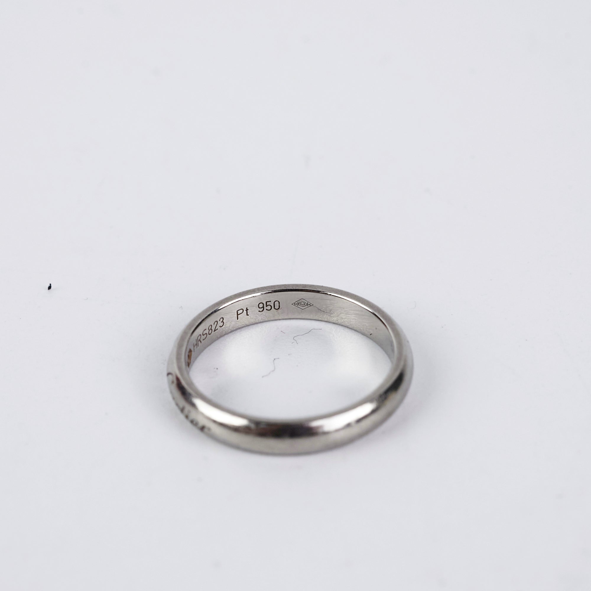 Cartier C De Cartier Platinum Diamond Ring Size 49 - Luxury Wedding Band for Engagement & Anniversary Gifts