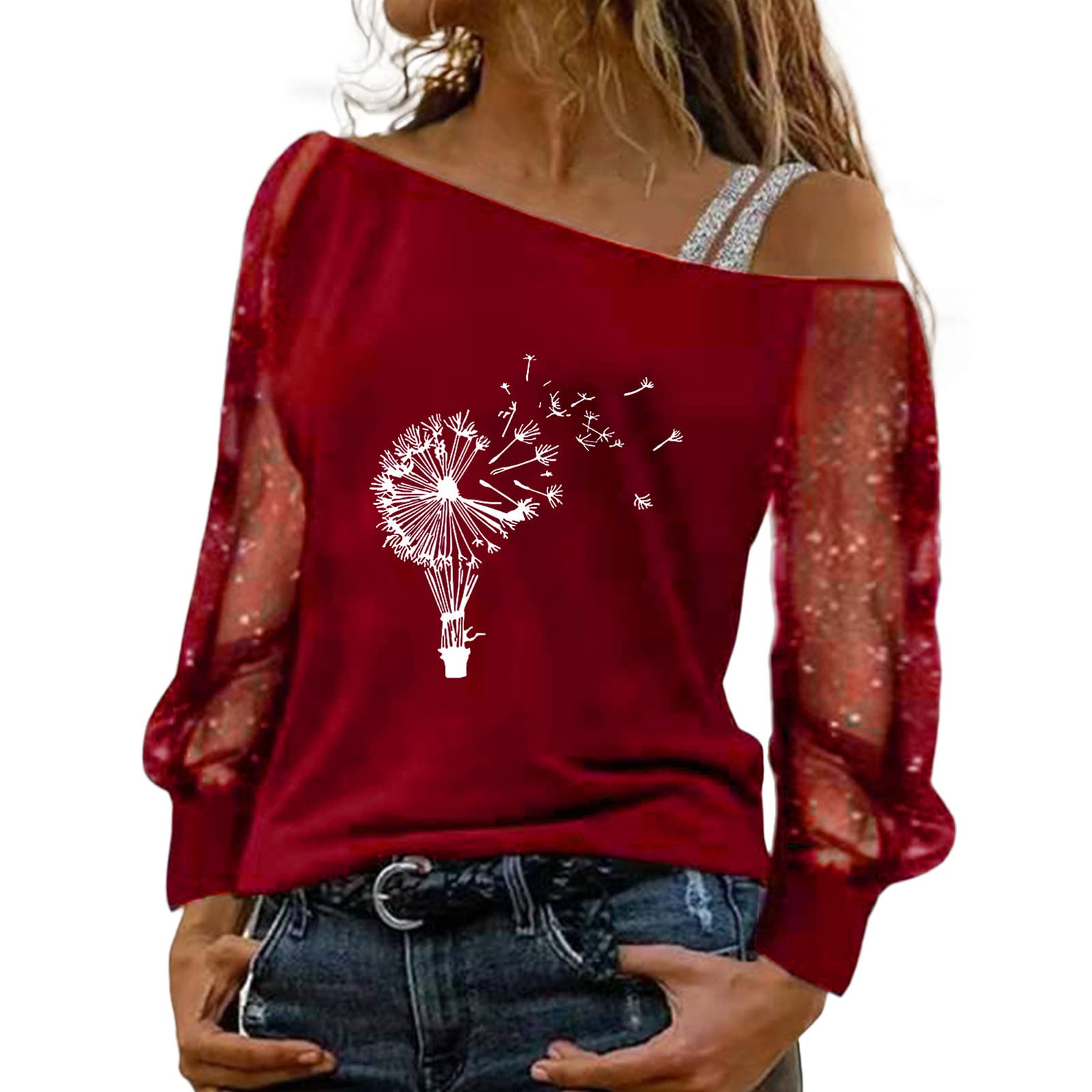 Women's Casual Fit Tunic Top Blouse - Crewneck T-Shirt for Summer & Fall - Floral Print Workout Tank Top | Perfect for Office, Yoga & Everyday Wear