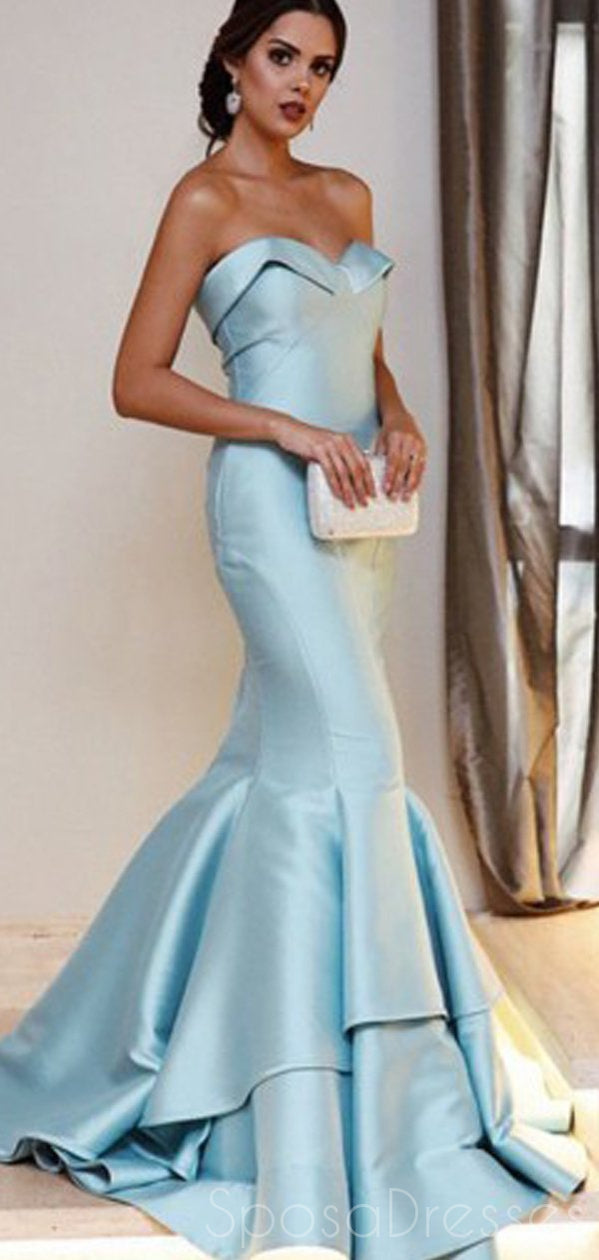 Elegant Mermaid Strapless Sleeveless Prom Dresses for Sweet 16, Homecoming & Formal Events - Style 12387 | Perfect for Prom Night, Quinceañera & Special Occasions