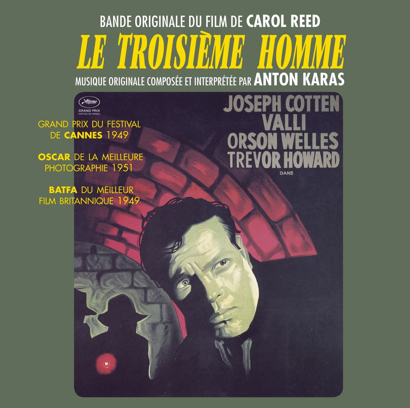 The Third Man Original Motion Picture Soundtrack - Classic Film Score by Anton Karas for Home Theater & Vintage Music Collectors