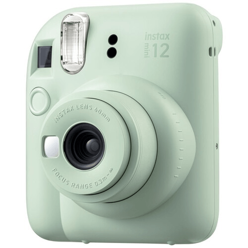 FUJIFILM INSTAX MINI 12 Instant Camera with Film - Mint Green | Perfect for Parties, Travel & DIY Photo Albums