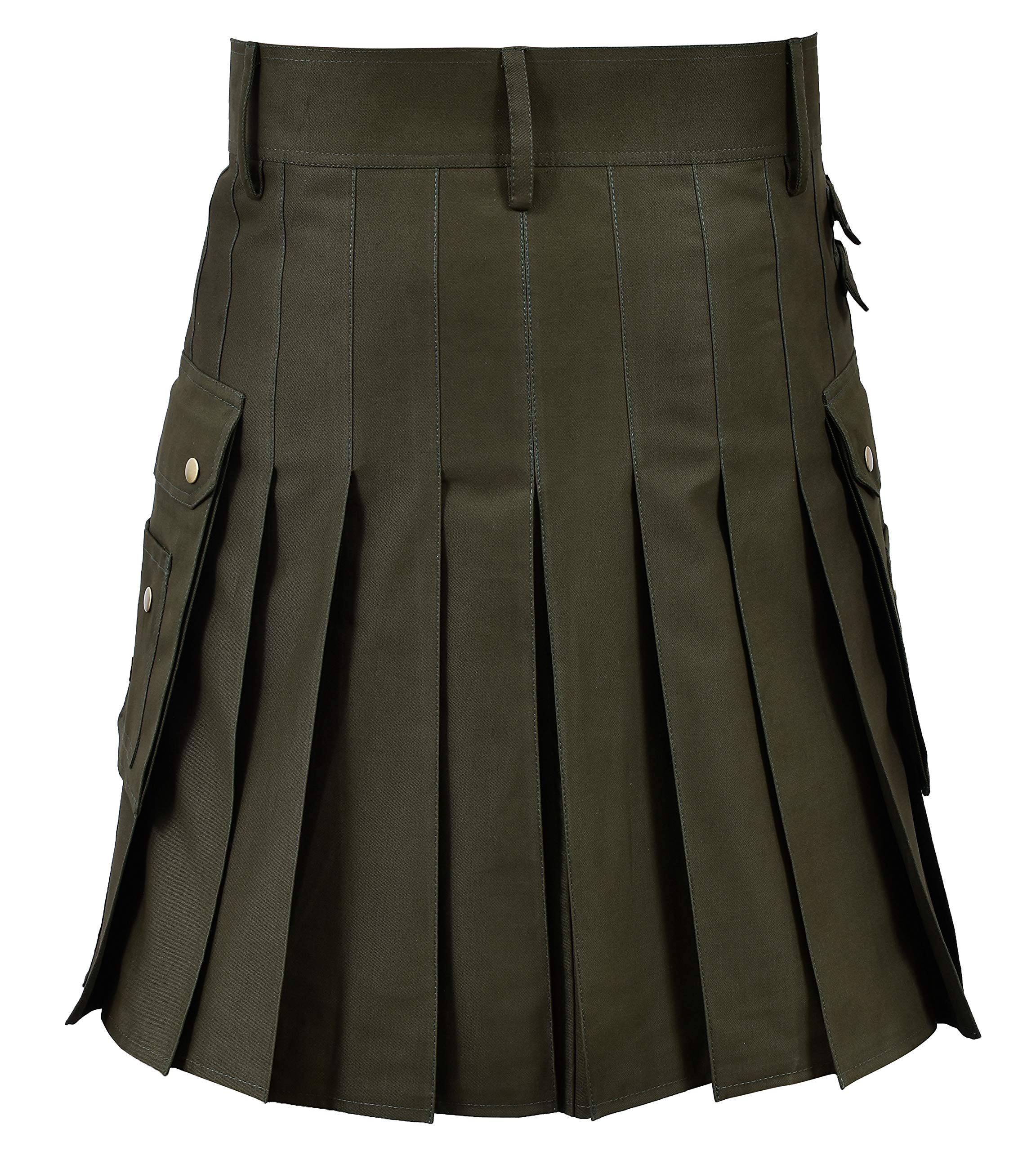 Custom Made Men's Kilt - 100% Cotton Scottish Traditional & Utility Kilt for Men | Perfect for Highland Games, Weddings & Casual Wear
