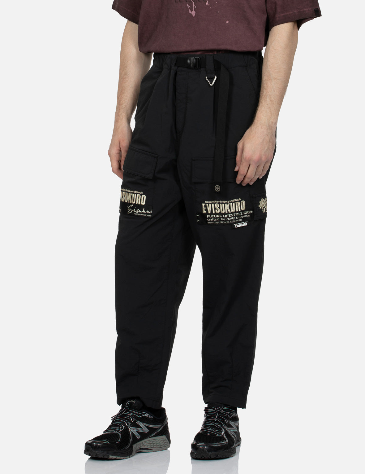Stylish Slogan Embroidery Cargo Pants for Men & Women | Trendy Streetwear Fashion | Perfect for Casual Outfits, Outdoor Adventures & Urban Exploration