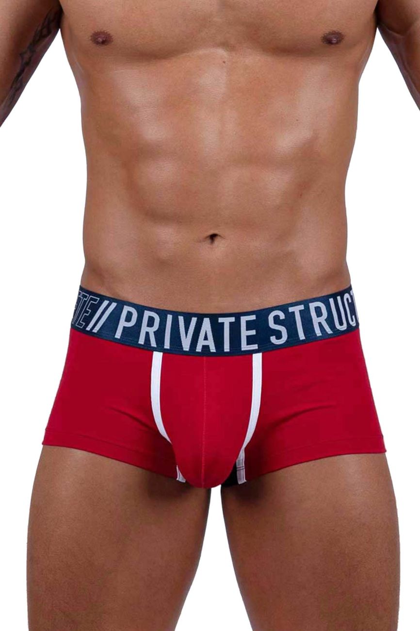 Private Structure Athlete Trunk BAUT4389 - Premium Men's Athletic Underwear for Workout & Sports | Comfortable & Breathable for Gym, Running & Active Lifestyle