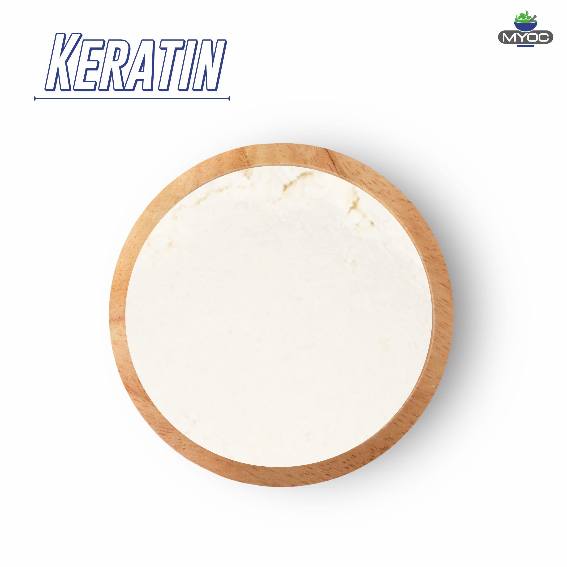 Pure Keratin Powder 50g (1.76oz) - Bulk Keratin for Hair & Nail Care - Strengthening Protein for Shampoo, Conditioner & Beauty Products - DIY Hair Treatment & Professional Salon Use