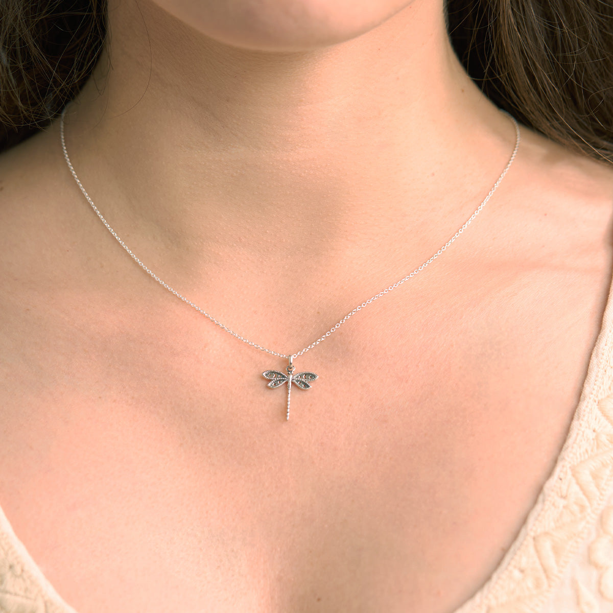 Wild Dragonfly Necklace - Handmade Boho Jewelry for Women - Perfect for Summer Festivals & Beach Vacations