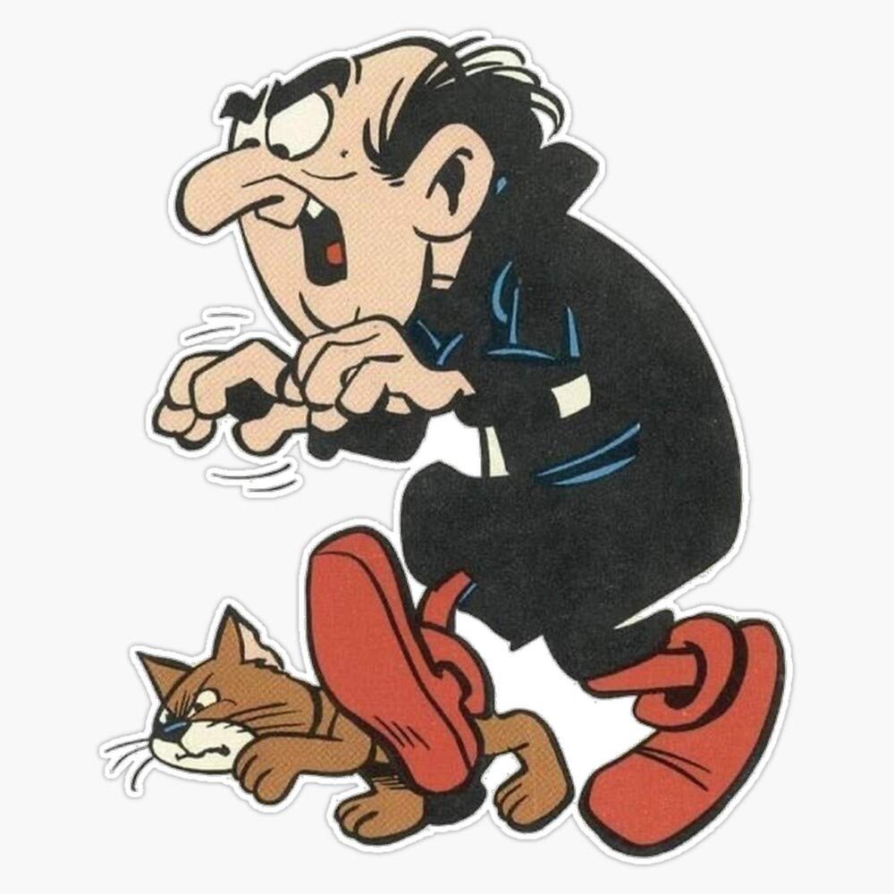 Leyland Designs Gargamel Vinyl Sticker - Waterproof Outdoor Decal for Windows, Cars, Laptops & DIY Crafts (5 Inch) - Perfect for Home Decor, Vehicle Customization & Gift Giving