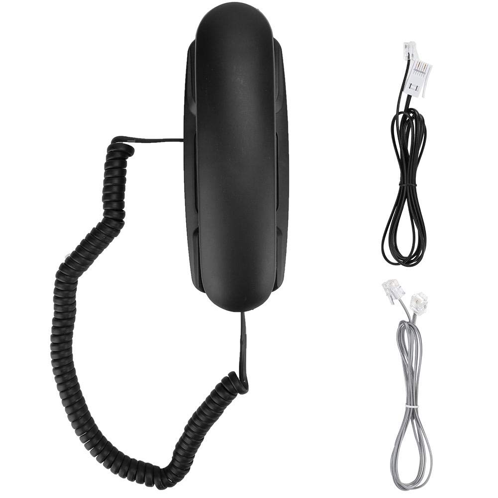 **Big Button Corded Landline Phone for Seniors - Desk & Wall Mount Wired Telephone with Last Number Redial - Clear Sound for Home, Office & Hotel Use**    *(Use Case: Perfect for elderly users, home offices, hotel lobbies, and businesses needing reliable wired communication with easy-to-see buttons.)*