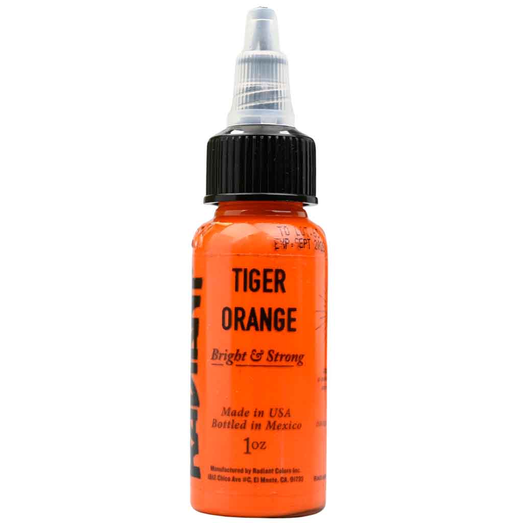Premium Tiger Orange Radiant Ink - 1 oz Bottle for Calligraphy, Art Projects & DIY Crafts