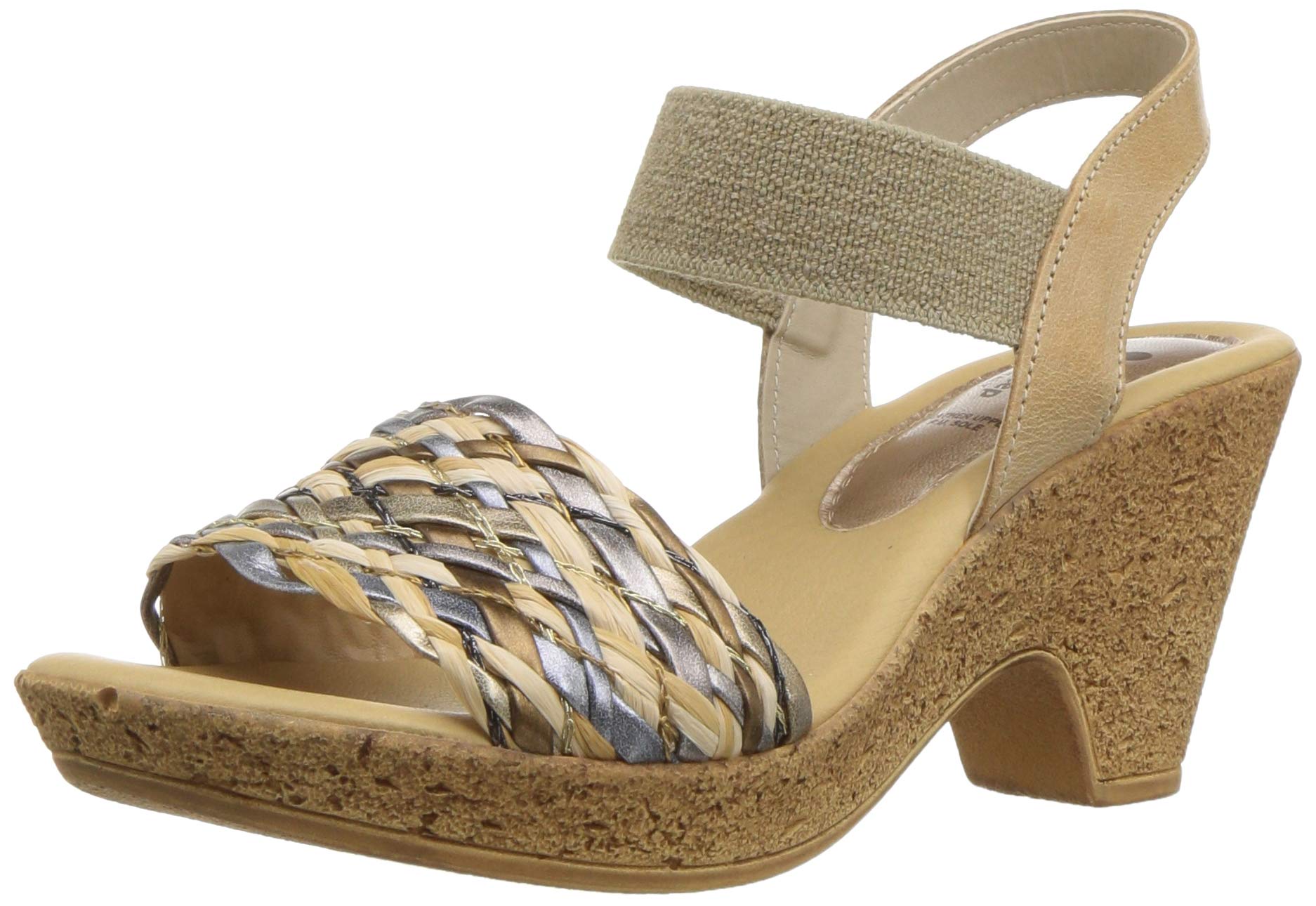 Spring Step Women's Batsheva Heeled Sandals - Comfortable Dressy Strappy Block Heel Shoes for Weddings, Parties & Summer Outfits