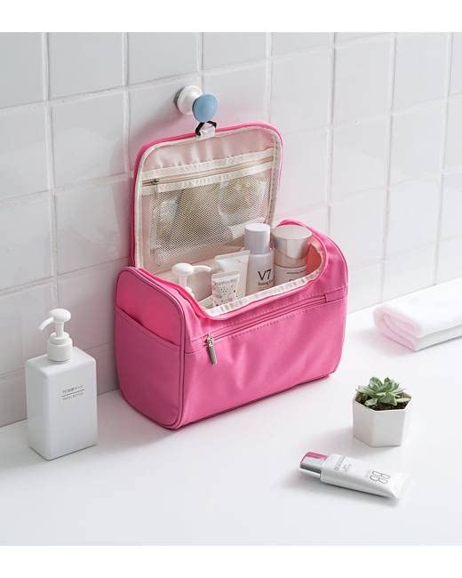 HIMART Waterproof Travel Toiletry Bag for Men & Women - Large Cosmetic Organizer with Hook - Perfect for Makeup, Grooming Essentials & Toiletries - Ideal for Vacation, Camping & Business Trips (Multiple Colors)
