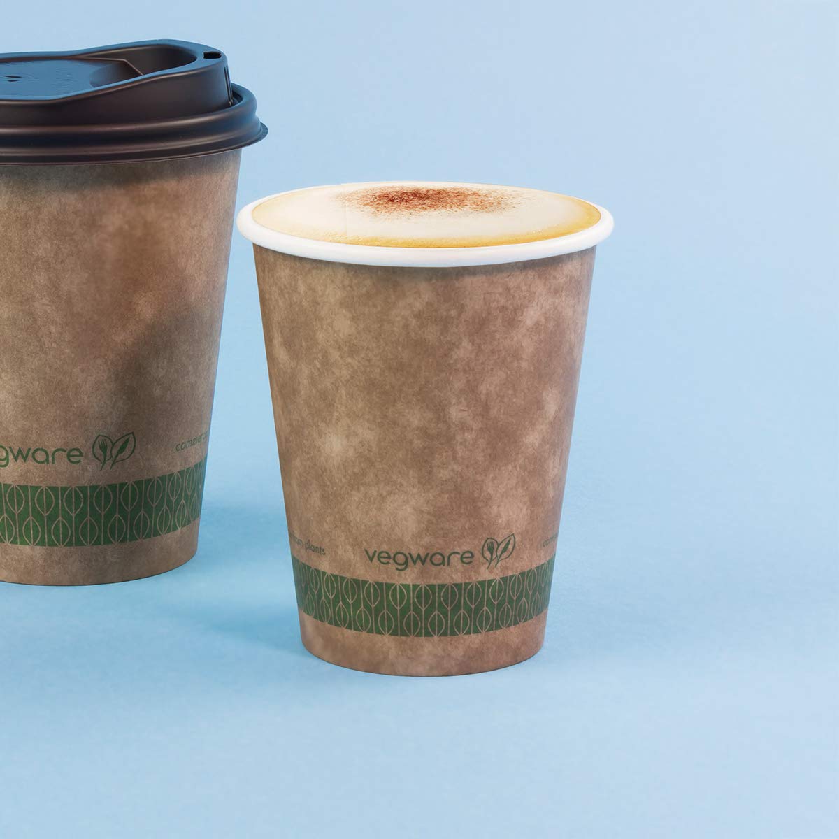 Eco-Friendly Compostable 12oz Coffee Cups - 1000 Count Case, Kraft Paper Hot Cups with PLA Lining | Sustainable Disposable Coffee Cups for Offices, Cafés & Events | Compatible with Series 89 Lids