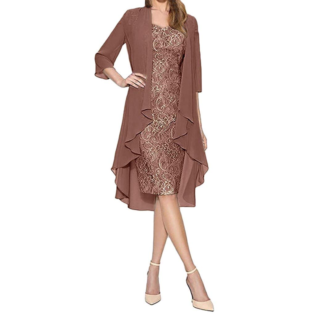 Elegant Long Casual Dresses for Women - Lace Solid Bride & Mother of the Bride Dresses | Perfect for Weddings, Parties & Special Occasions