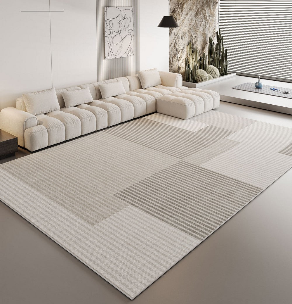 Abstract Contemporary Area Rugs - Modern Geometric Design for Bedroom, Living Room & Dining Room - Large Floor Carpets for Home Decor - Perfect for Boho, Scandinavian & Minimalist Interior Styles
