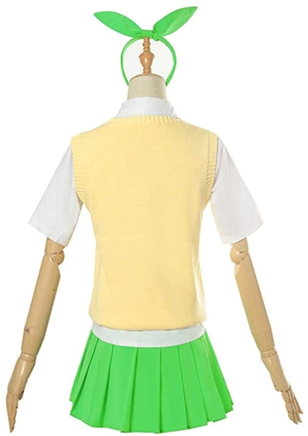 The Quintessential Quintuplets Nakano Yotsuba Cosplay Costume - Anime School Uniform Summer Dress Full Set for Conventions & Cosplay Events