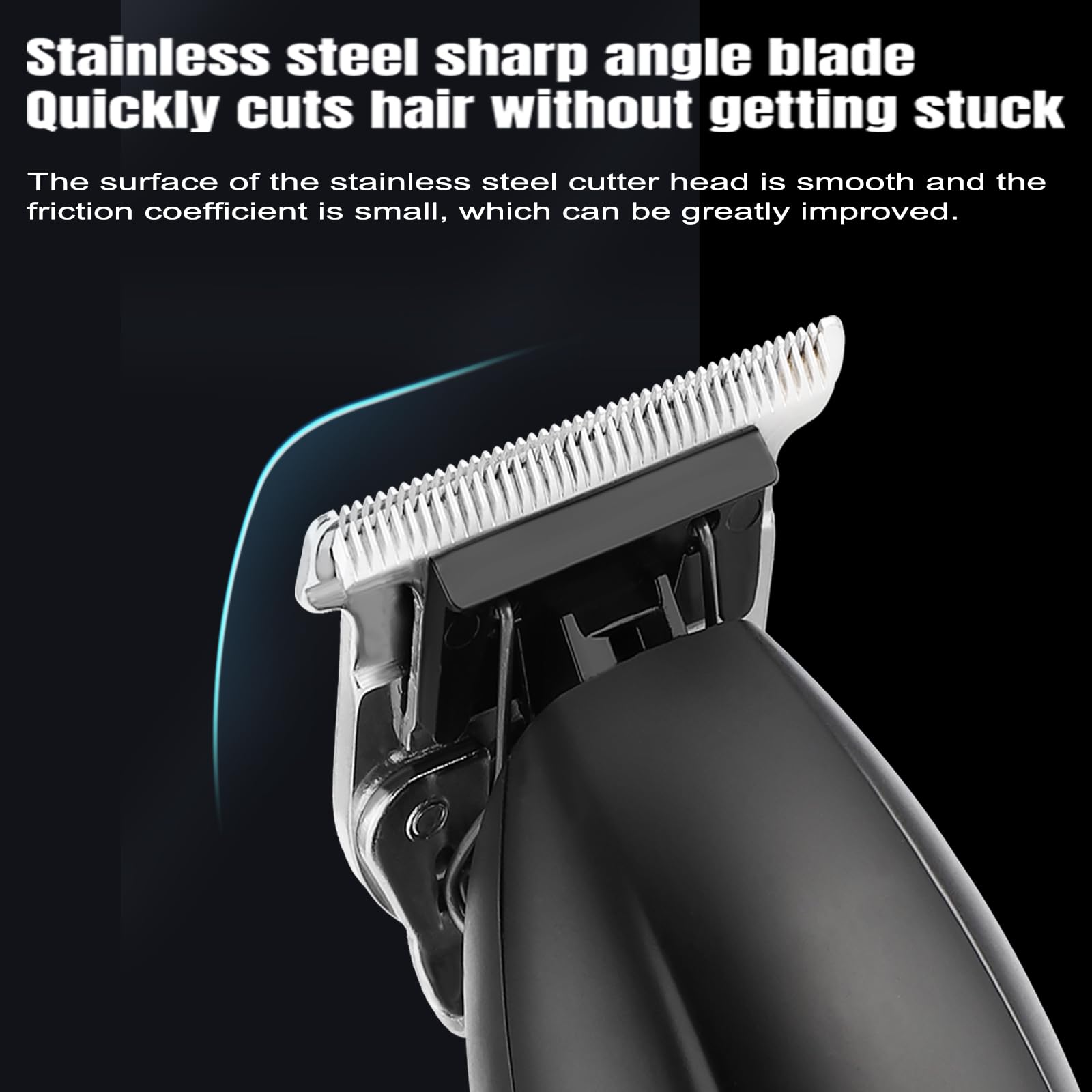 Professional Cordless Hair Clippers for Men - Rechargeable Beard Trimmer & Electric Razor with LCD Display | Barber-Grade Grooming Kit | Perfect for Home Haircuts, Beard Styling & Travel | Great Gift for Men (Black)