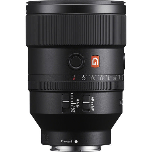 Sony FE 135mm f/1.8 GM Full Frame E-Mount Portrait Lens - Professional G Master Prime Lens for Wedding, Sports & Low Light Photography
