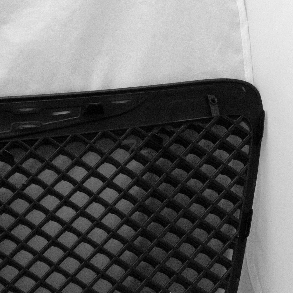2011-2014 Chrysler 300 & 300C Glossy Black Mesh Front Bumper Grille Replacement - High-Quality Aftermarket Upgrade for Enhanced Style & Airflow - Perfect for Car Enthusiasts & Custom Builds