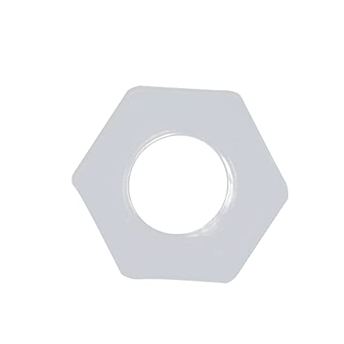 Hexagonal Nuts M6 - Durable Plastic Hardware Nuts for Industrial & Home Use - Perfect for DIY Projects, Furniture Assembly, and Machinery Maintenance