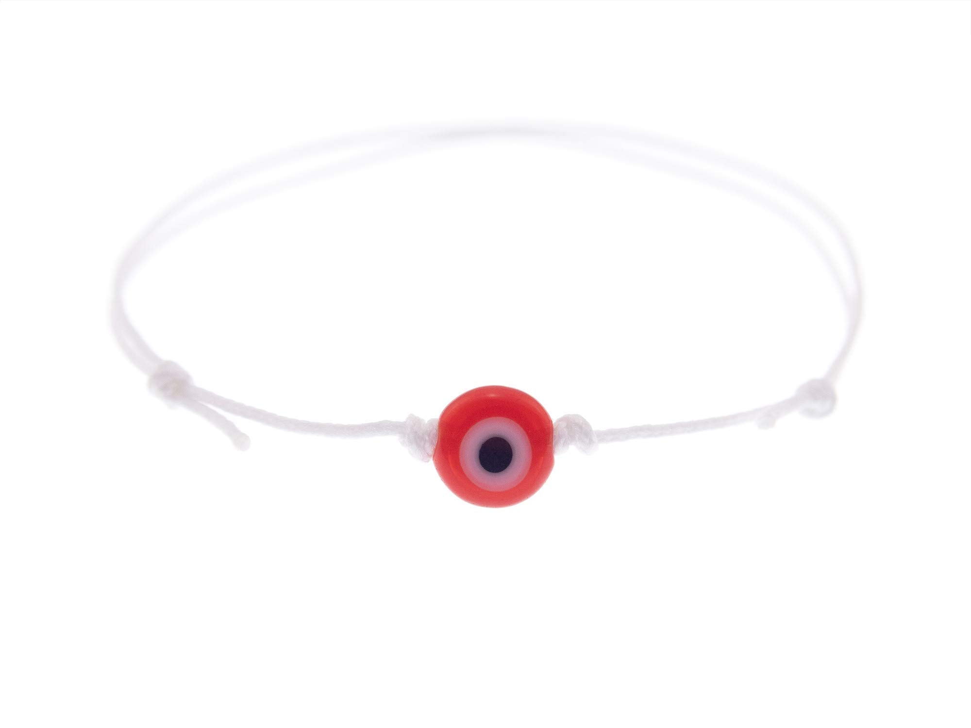 Lucky Bracelet for Men & Women - Tibetan Red & White Beaded Bracelet for Wealth, Love & Good Fortune | Perfect for Gifts, Meditation & Spiritual Protection