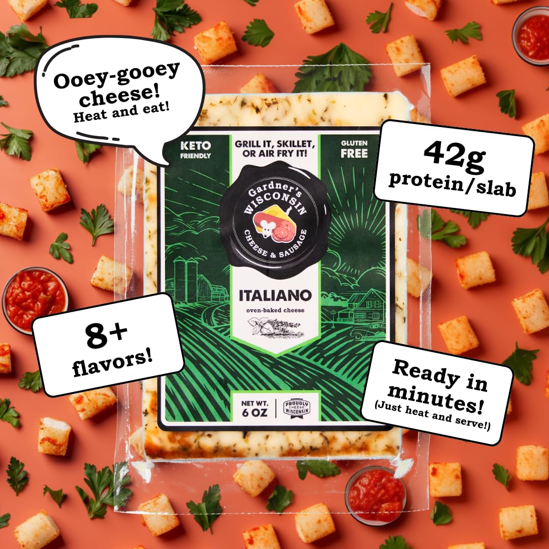 Gardner's Wisconsin Artisan Oven-Baked Cheese (9-Pack Bundle) – Handcrafted in Wisconsin | Perfect for Holiday Gifts, Grilling, BBQs & Festive Gatherings | Great for Charcuterie Boards, Wine Pairings & Party Appetizers