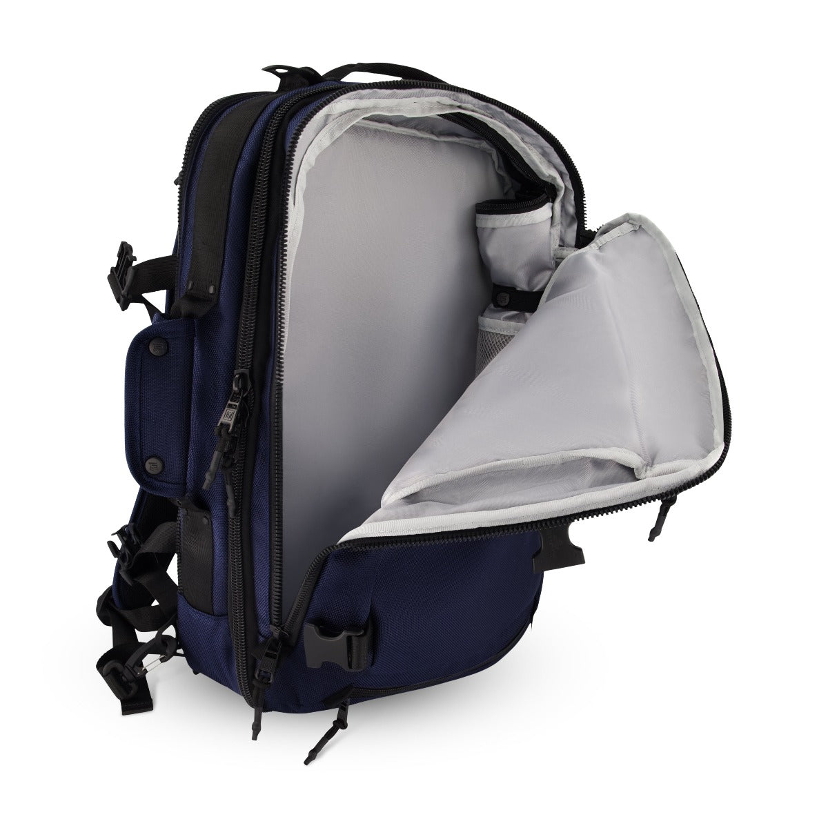 Premium Ridge Collection Cruiser Travel Backpack for Men & Women - Water-Resistant Navy Blue Carry-On Backpack - Perfect for Business Trips, Weekend Getaways & Airplane Travel