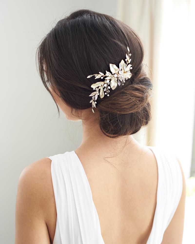 Liliana Bridal Hair Clip - Vintage Pearl Crystal Wedding Hair Accessories for Brides, Bridesmaids & Prom - Perfect for Weddings, Formal Events & Special Occasions