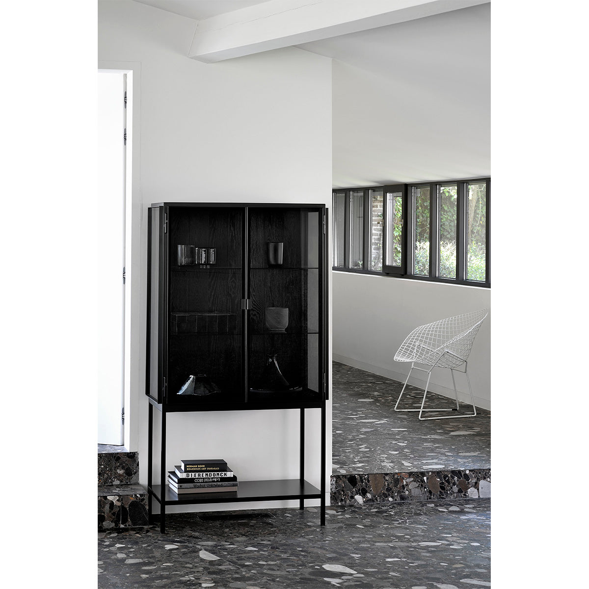 Anders High Storage Cupboard - Spacious Organizer for Bedroom, Kitchen & Office - Premium Wooden Cabinet with Shelves for Home Organization