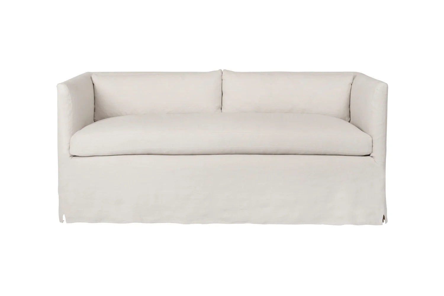 Stewart Slipcovered Sofa - Modern Comfortable Living Room Furniture for Home Decor | Perfect for Family Gatherings & Relaxing
