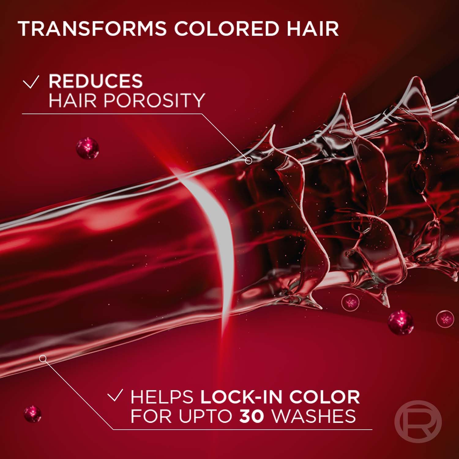 L'Oreal Paris Vibrant & Revived Color Protect Conditioner for Color-Treated Hair - 180ml | Sulfate-Free, UV Protection & Shine Boost | Perfect for Daily Hair Care & Salon-Quality Results at Home