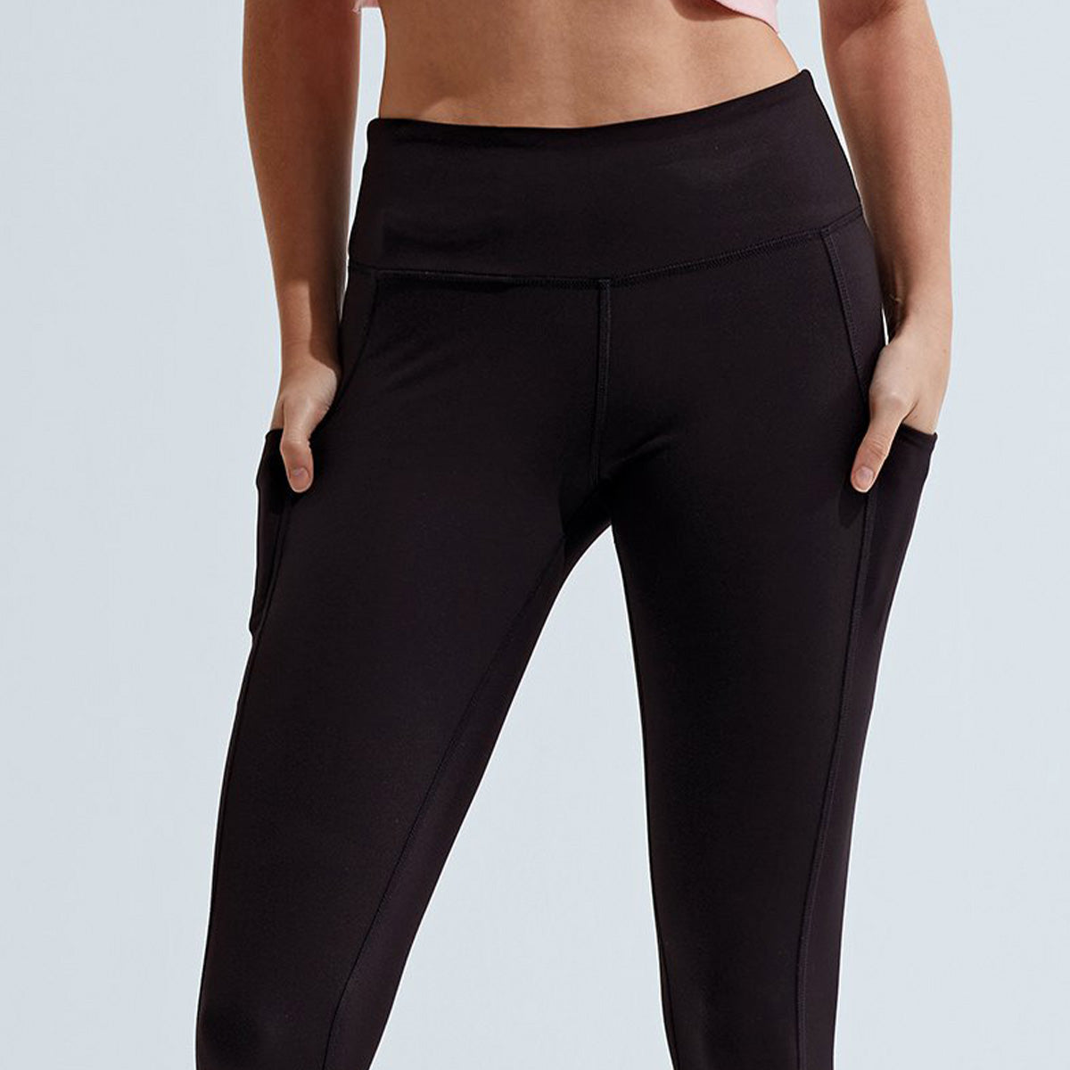 Black Diamond Recycled 7/8 Leggings for Women - Sustainable High-Waisted Yoga Pants for Running, Workout & Outdoor Activities