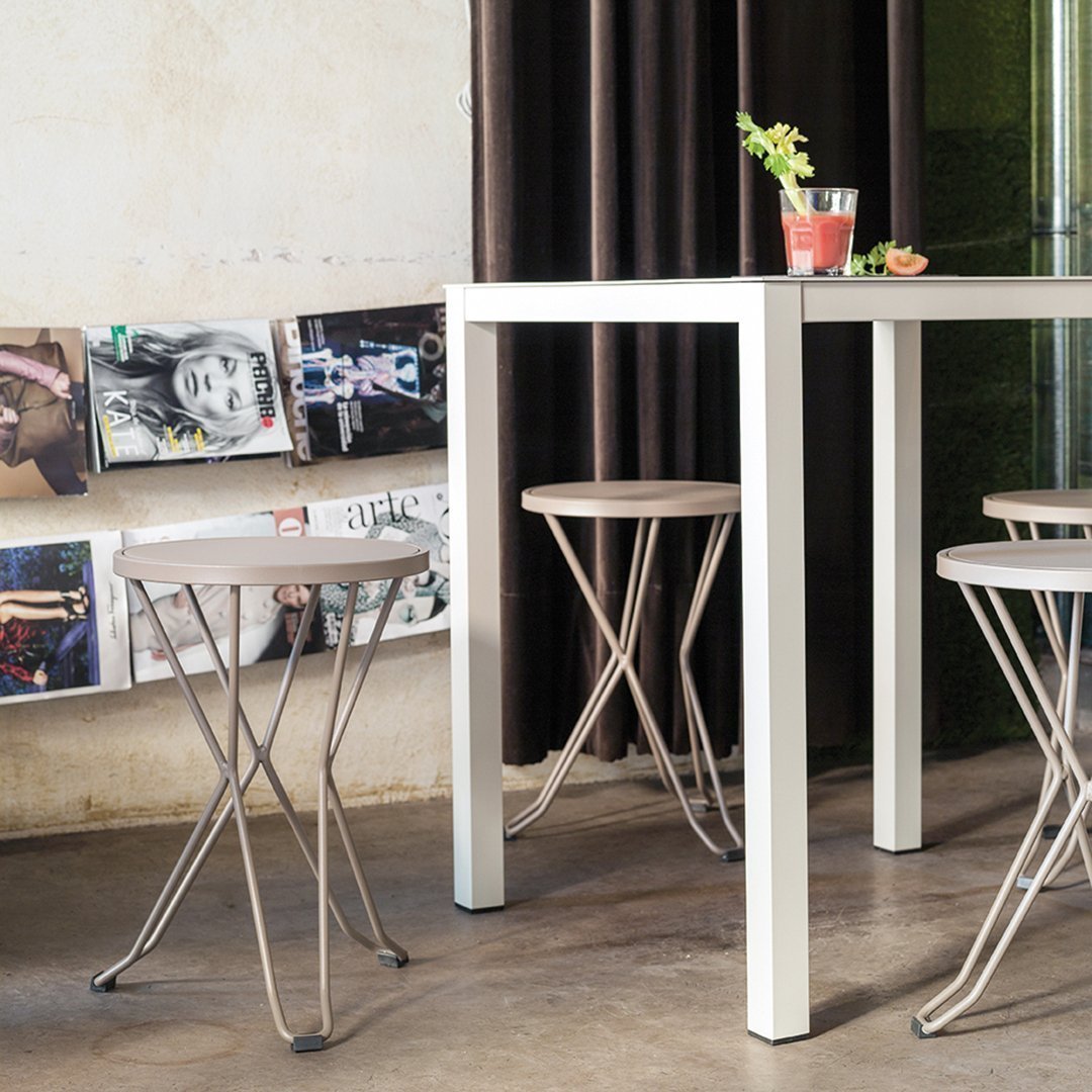 Capri Mini Stool - Compact & Stylish Accent Stool for Small Spaces, Perfect for Bedroom, Living Room, or Entryway Decor