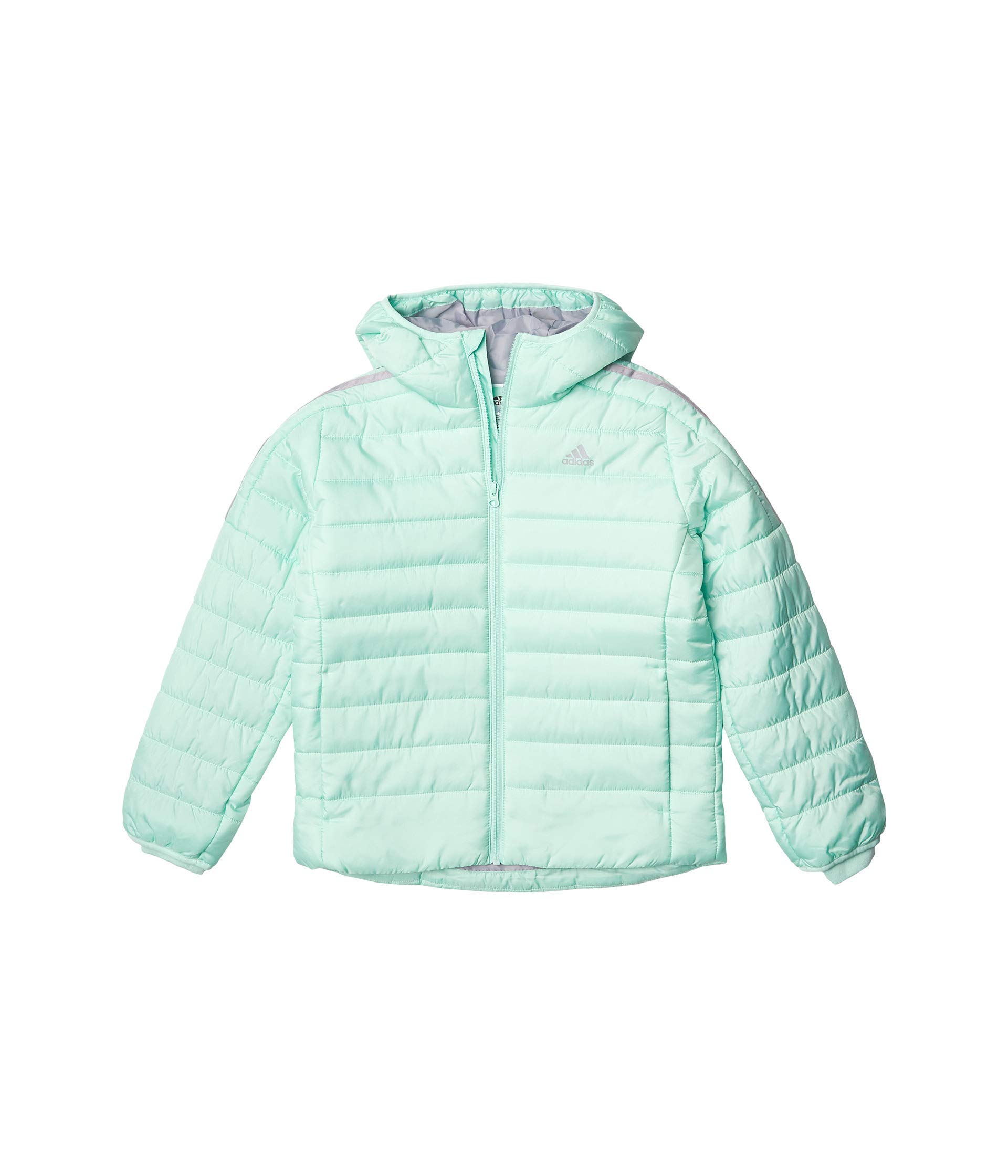 Adidas Kids Girls Puffer Jacket - Warm Winter Coat for Big Kids (6-14 Years) | Water-Resistant Lightweight Outerwear for School, Play & Outdoor Activities