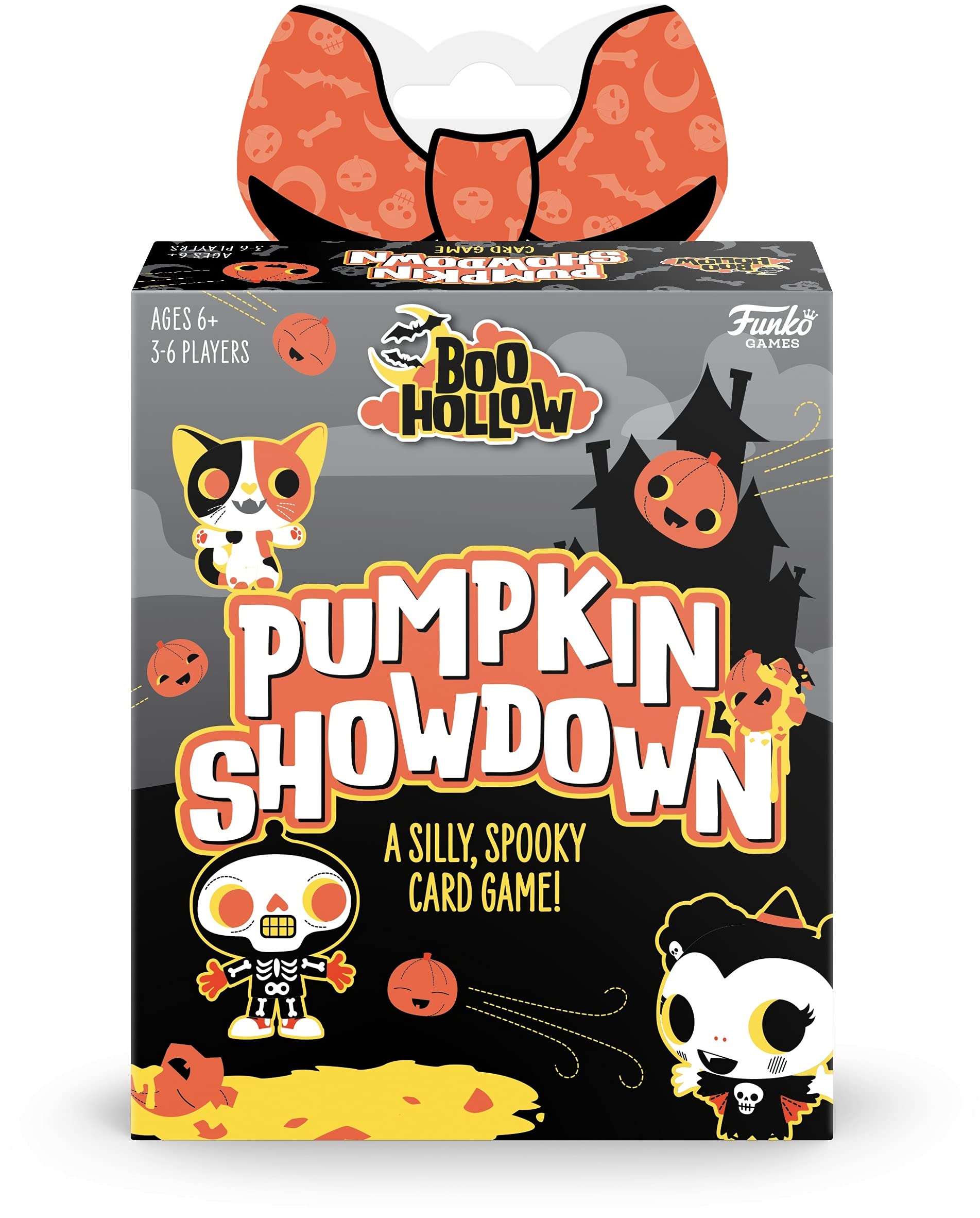 Funko Games: Boo Hollow - Pumpkin Showdown | 搞笑恐怖卡牌游戏 | 适合家庭聚会和万圣节派对