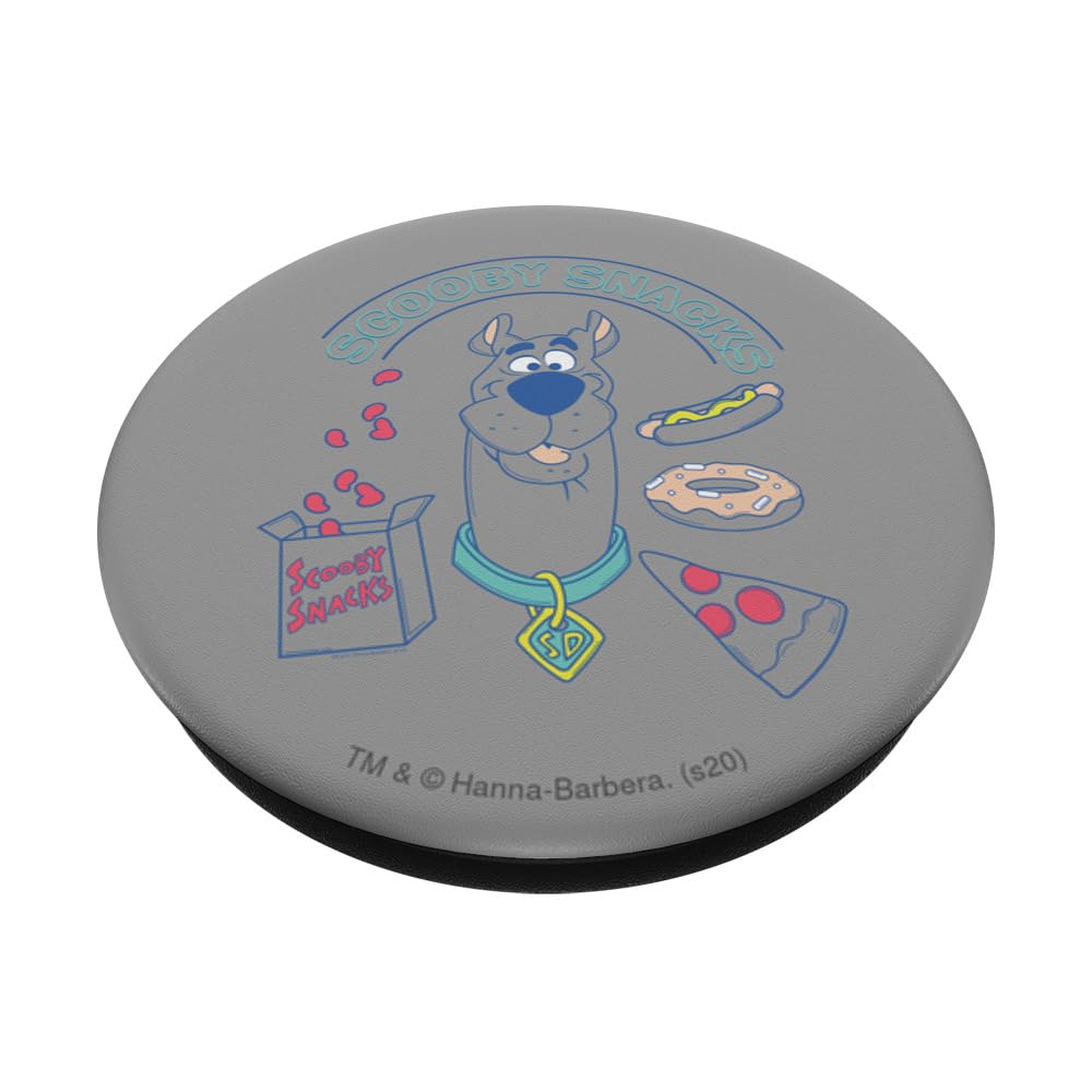 Scooby-Doo Scooby Snacks PopSockets Standard PopGrip - Swappable Phone Grip & Stand for Phones, Tablets - Perfect for Fans, Collectors & Daily Use