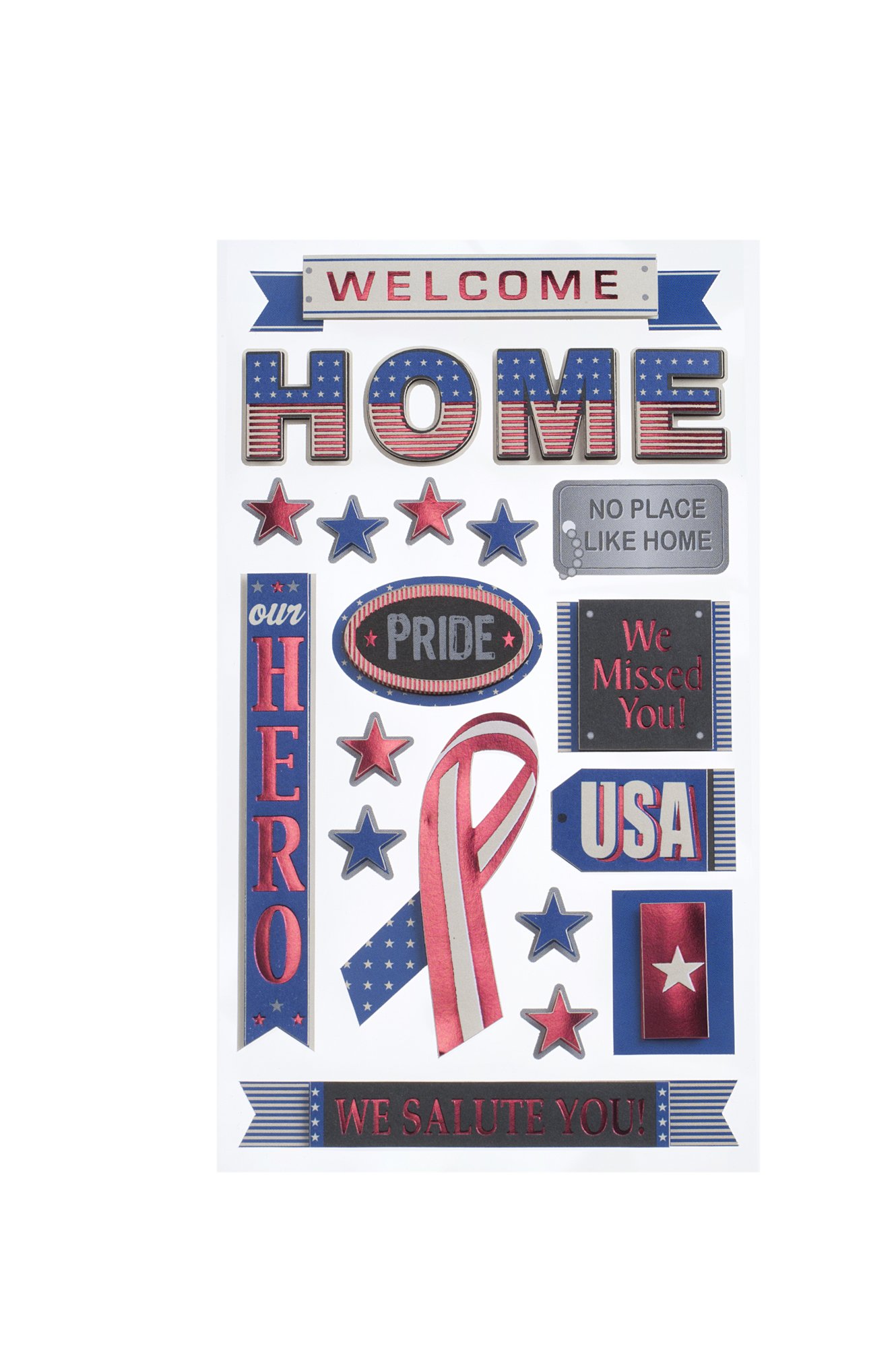 Sticko Welcome Home Stickers - Decorative Vinyl Wall Decals for Home Decor, Housewarming Gifts, Nursery & Living Room Wall Art