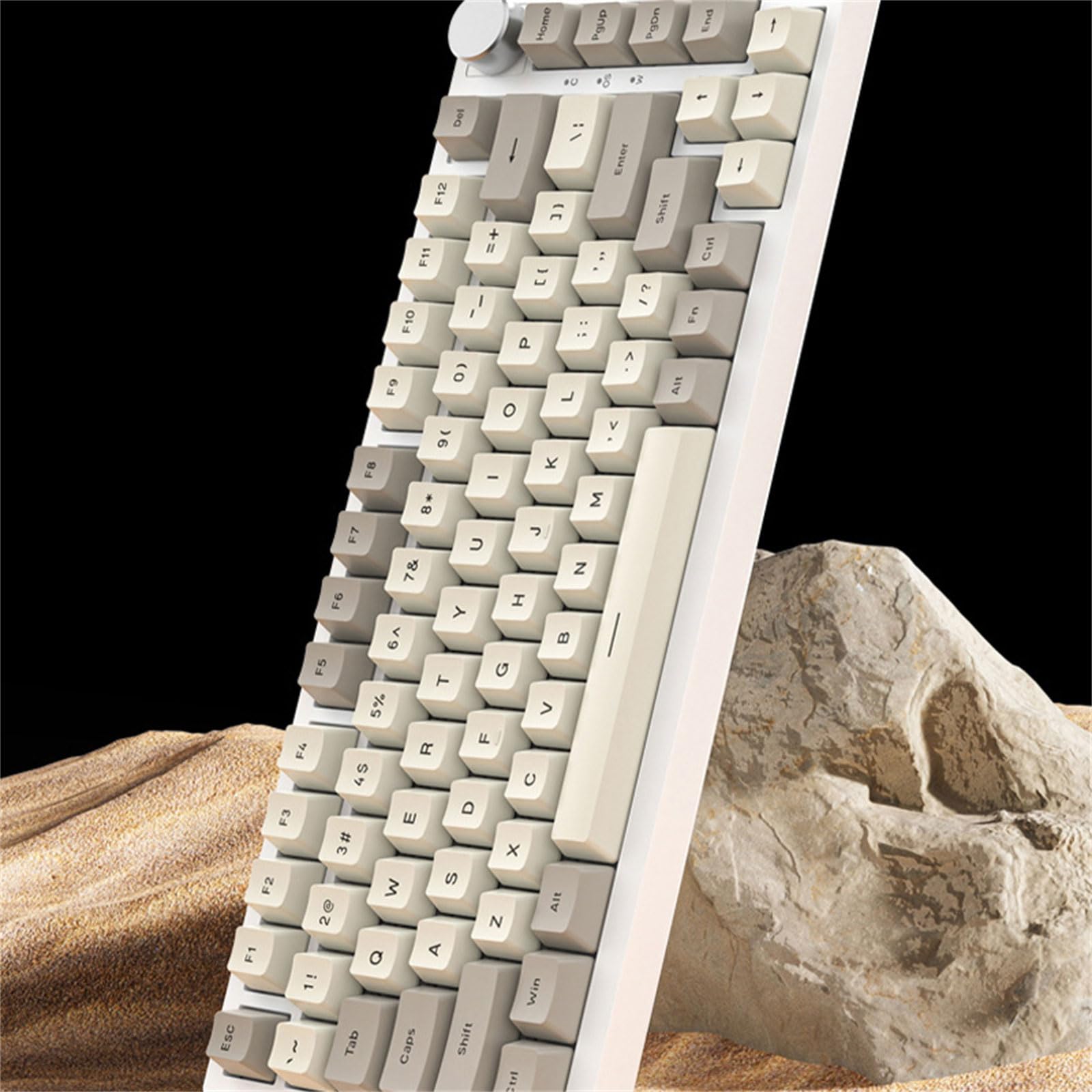 Xbiez 82-Key RGB Backlit Mechanical Gaming Keyboard - Programmable, Lightweight & Compact Wired Keyboard for PC, Laptop, Office - Perfect for Gaming, Typing & Workspace Efficiency