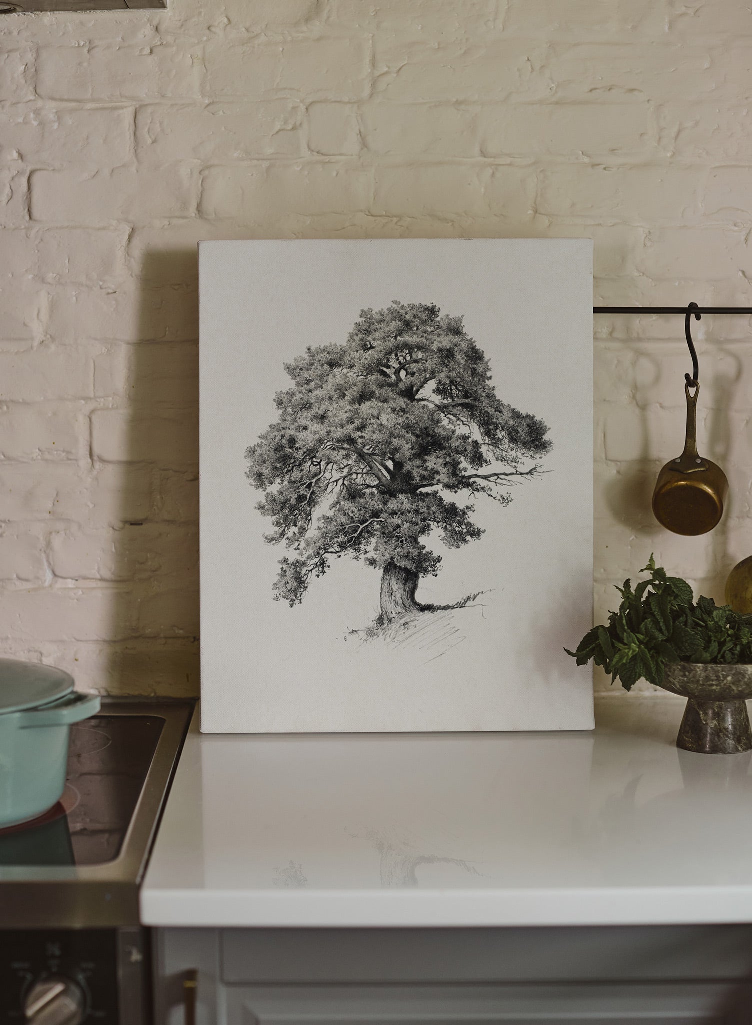 Premium Mighty Tree Canvas Wall Art - Nature Inspired Home Decor for Living Room, Bedroom & Office
