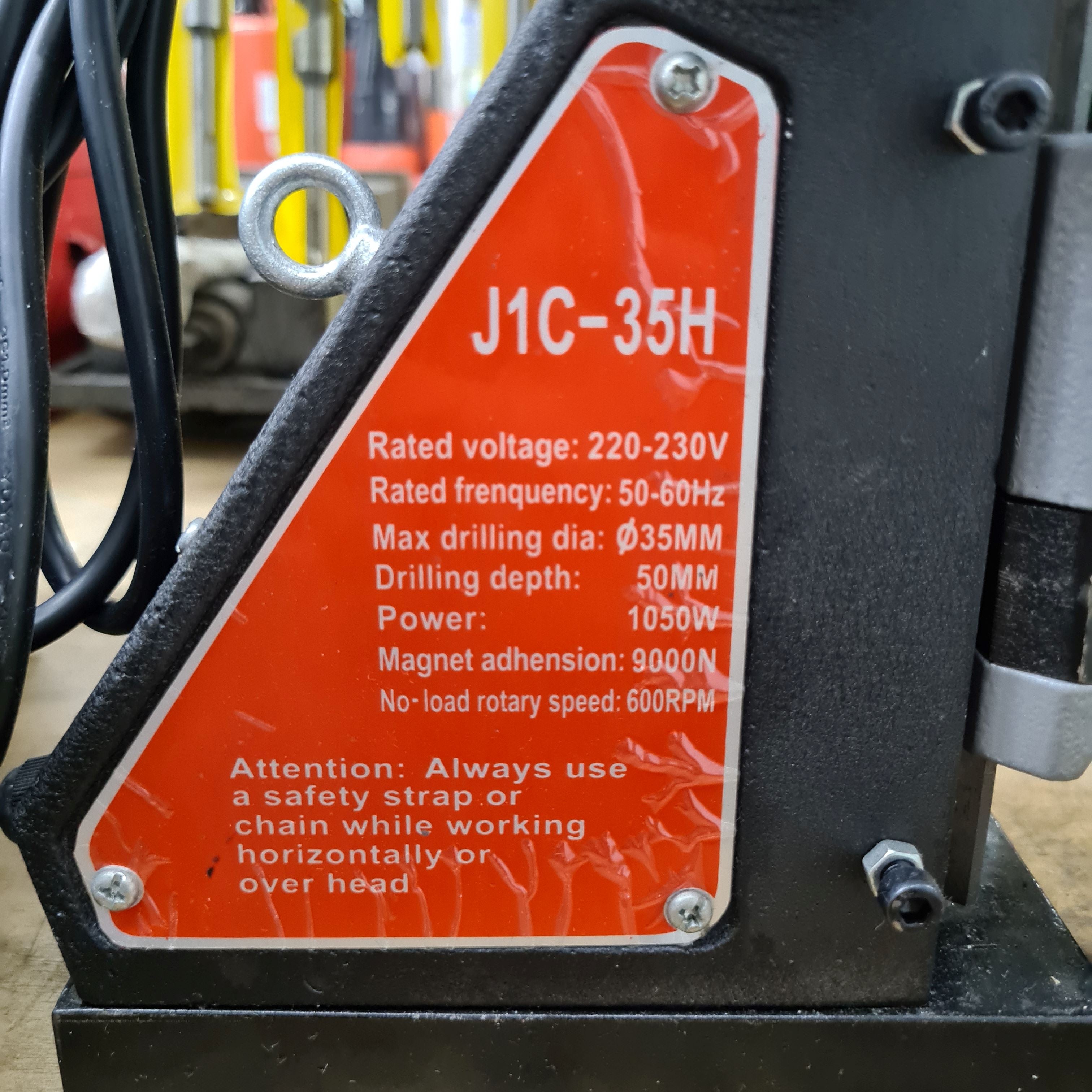 Aiko 1100W Magnetic Drill Press 35mm 230V | Heavy Duty Metal Drilling | Model MD-J1C-35H | Perfect for Steel Fabrication, Construction & Industrial Use