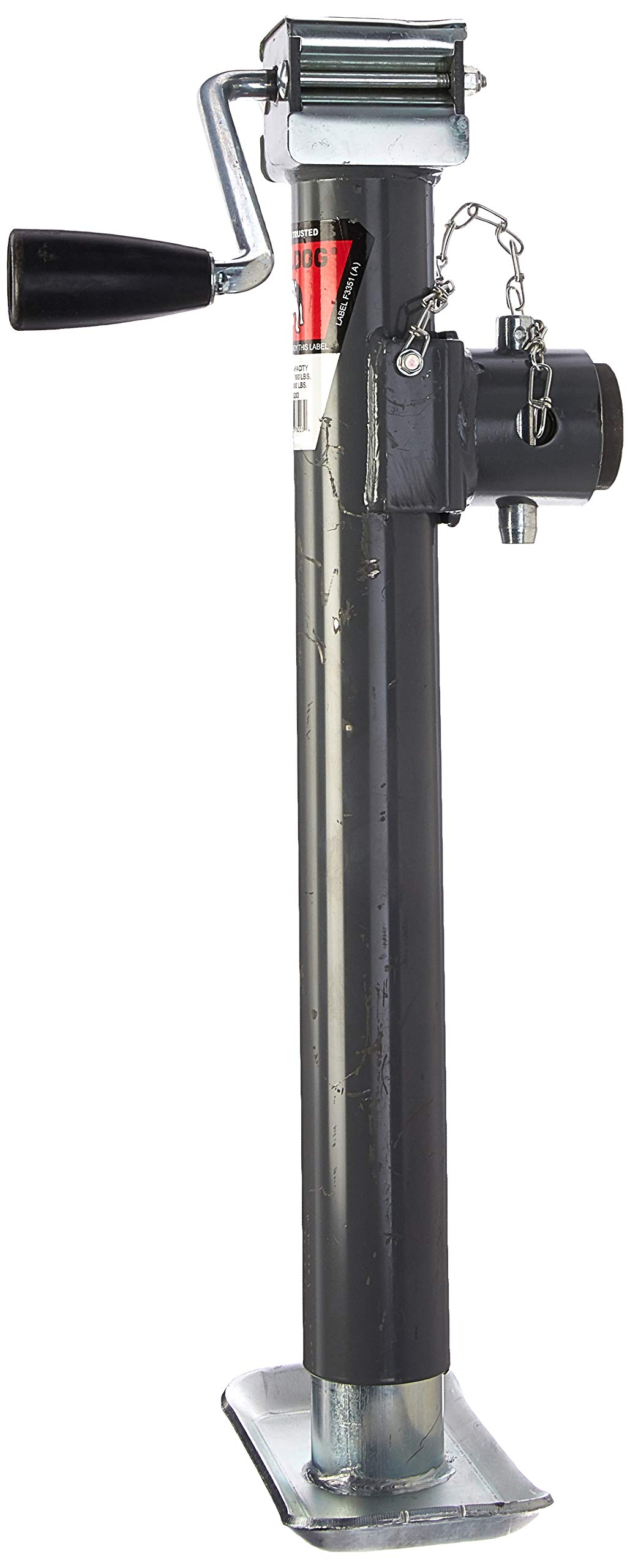 Fulton 178203 5000-Pound Swivel Sidewind Jack - Heavy Duty Trailer Jack for Boats, RVs & Campers | Durable Gray Construction for Outdoor & Towing Use