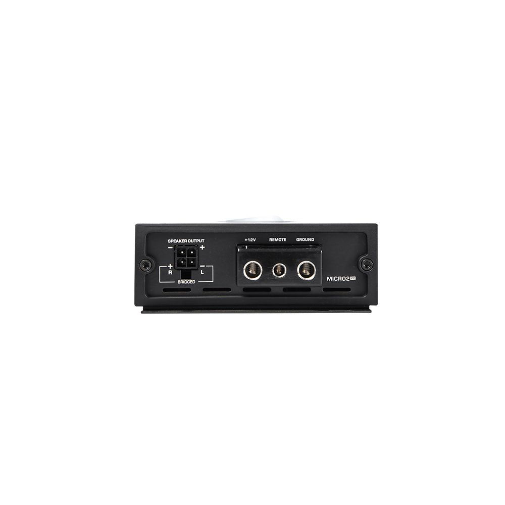 Diamond Audio MICRO2V2 500W RMS 2 Channel Class D Full Range Car Amplifier - High Power Compact Car Audio Amp for Enhanced Sound System | Perfect for Car Audio Upgrades, Truck Stereo, and Bass Boost