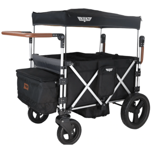 Keenz 7S+ 4 Passenger Stroller Wagon - All-Terrain Push Wagon for Kids & Toddlers | Perfect for Beach Trips, Park Outings & Family Adventures