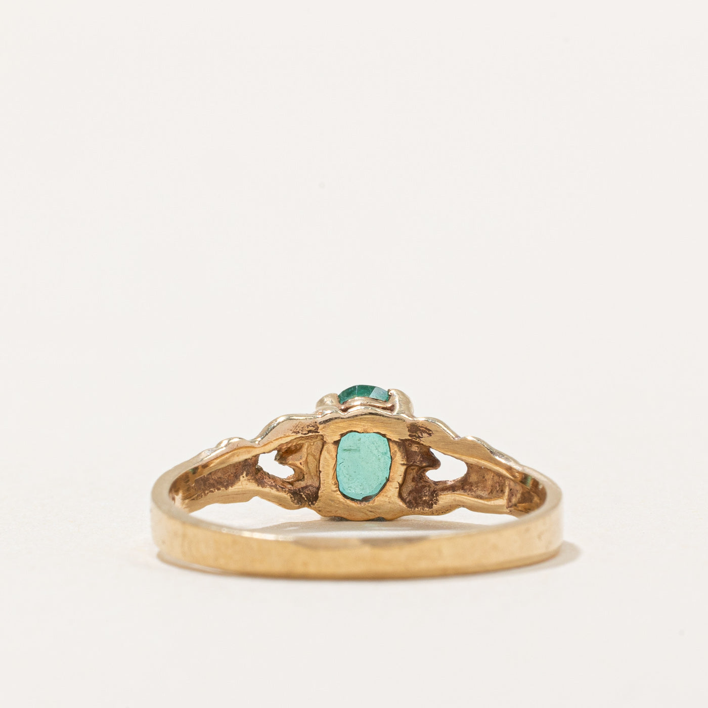 0.30ct Emerald Ring Size 5.5 - Natural Green Gemstone Engagement Ring for Women - Perfect for Valentine's Day, Anniversary & Special Occasions