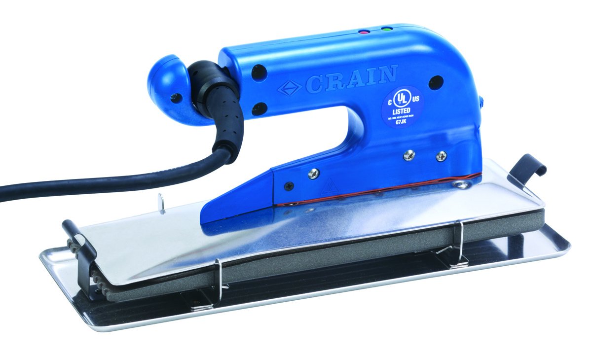 Crain #905 120V Carpet Tape Heat Iron - Professional Carpet Installation Tool for Seam Repair & DIY Home Projects