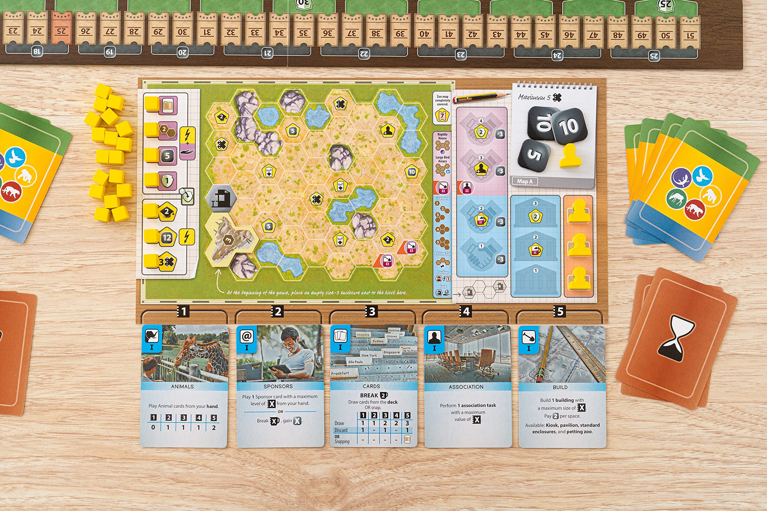 PEGASUS GAMES Ark Nova Board Game (English Version) - Strategy Game for Ages 14+ | Perfect for Family Game Nights & Educational STEM Activities