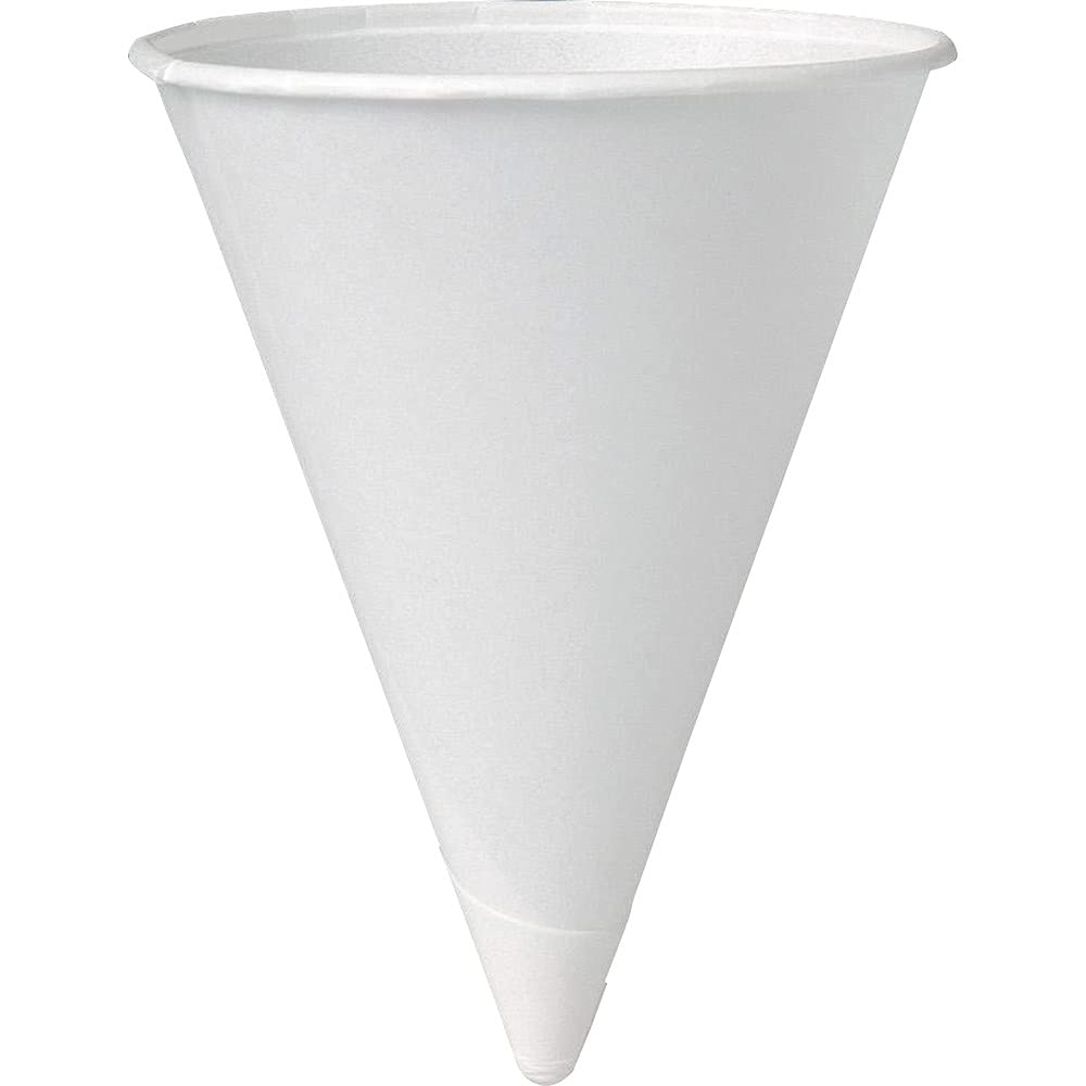 4 oz Eco-Friendly Disposable Paper Cone Water Cups - Perfect for Parties, Picnics, and Outdoor Events