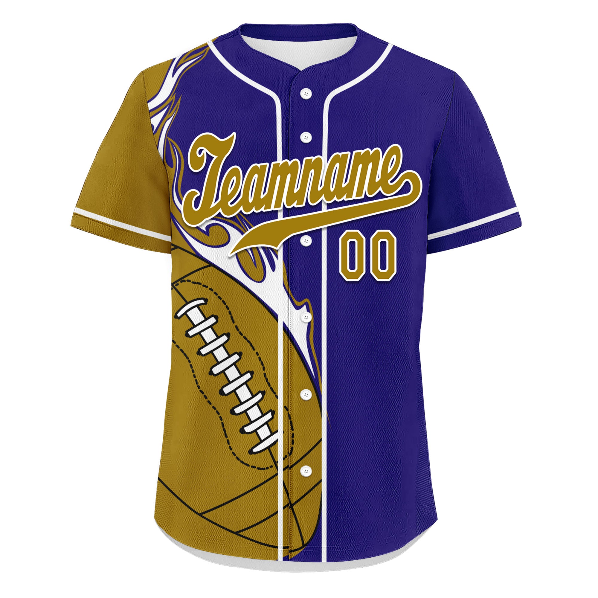 Custom Blue & Yellow Personalized Baseball Jersey - Classic Style Authentic UN002 D0b0a00 - Perfect for Team Uniforms, Fan Gear & Sports Events