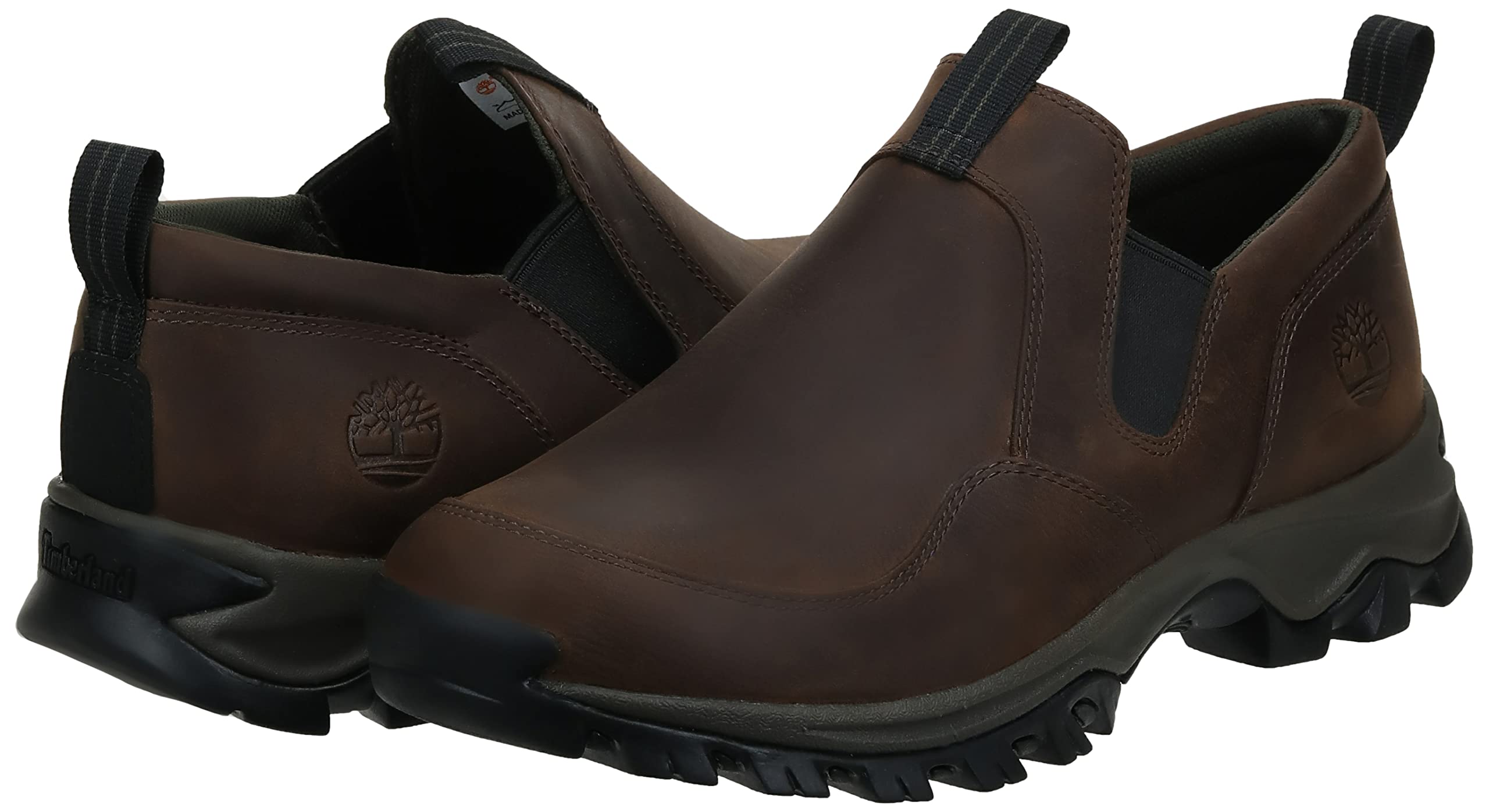 Timberland Men's Mt. Maddsen Slip-On Hiking Shoes - Waterproof & Comfortable Outdoor Boots for Trail Walking, Camping, and Everyday Wear