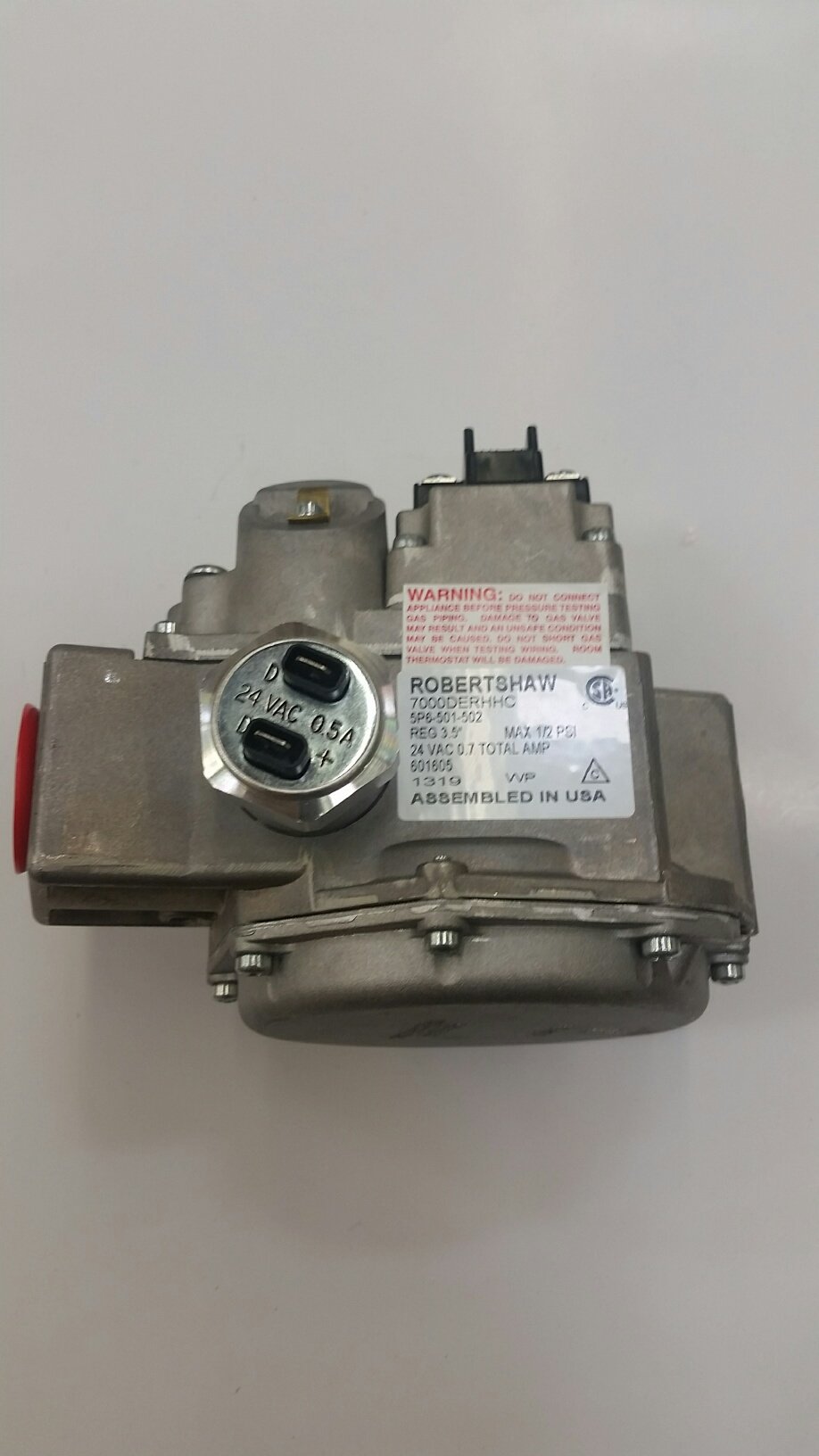 Robert Shaw Gas Valve #007666F - High-Quality Replacement for HVAC & Furnace Systems | Durable & Reliable for Home & Commercial Use